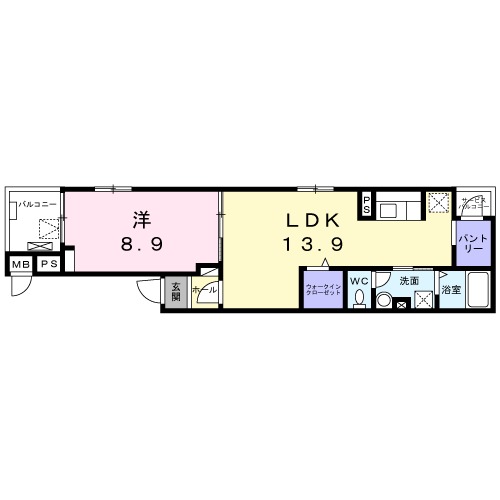 セント・ヴィラ堀切の間取り