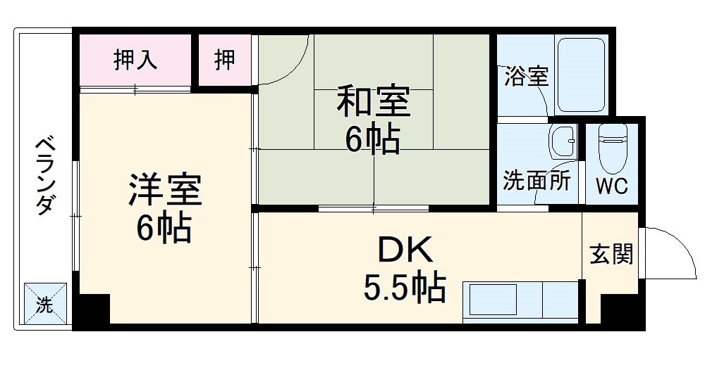 HWL庄内ハイツの間取り