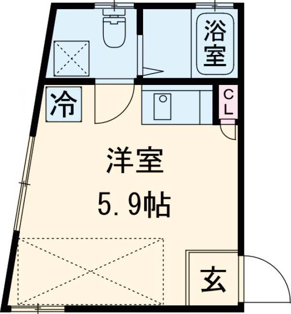 テラス上北沢の間取り