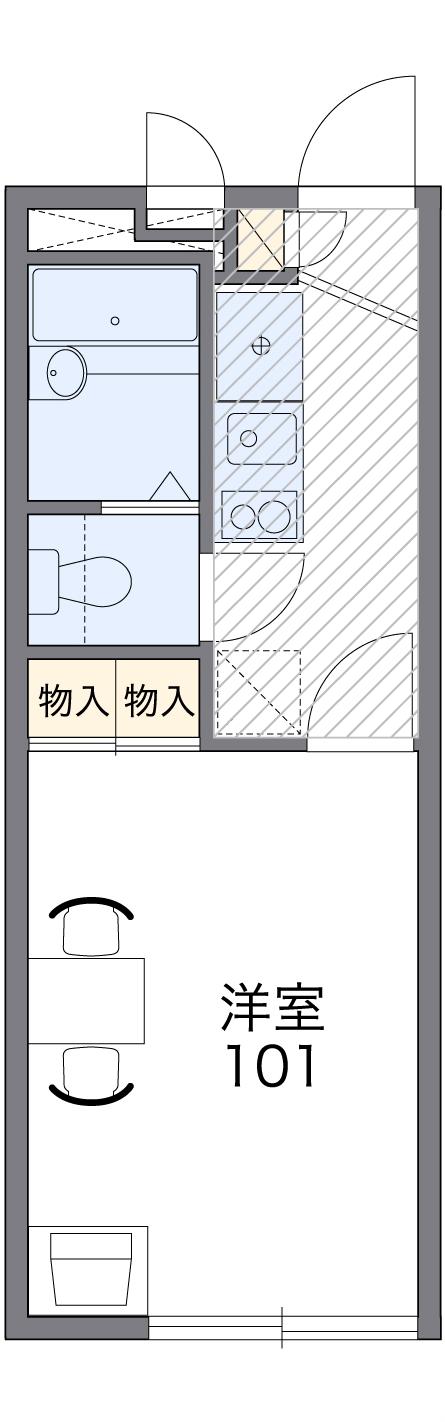 レオパレスリエールの間取り