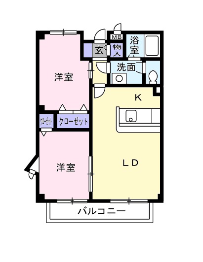 アイリスオオノの間取り