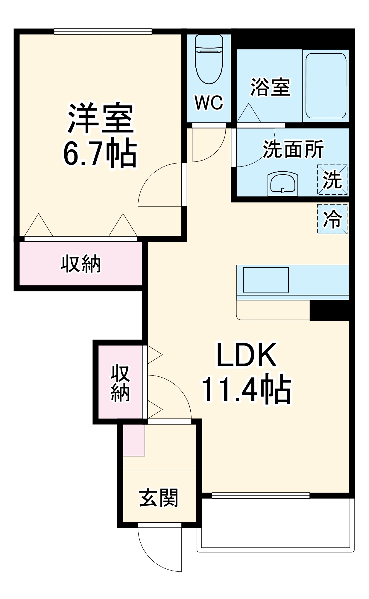 リヴェールK湘南の間取り