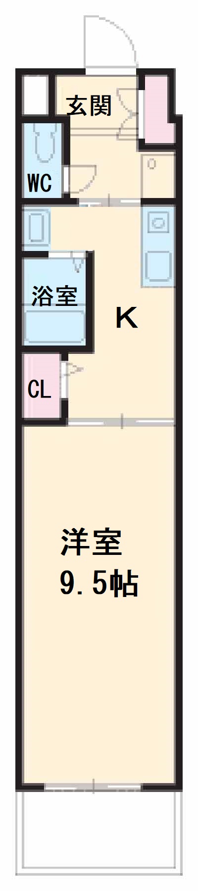 クレセール・サンの間取り
