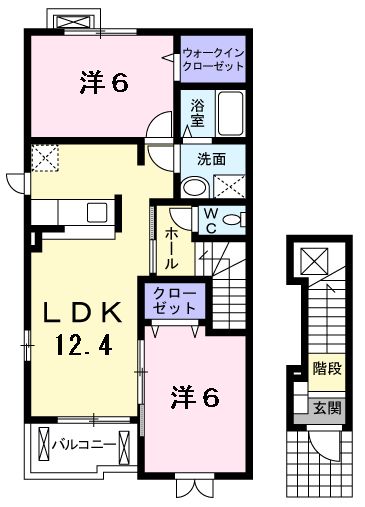 ドリーム ブラッサム Ⅳの間取り