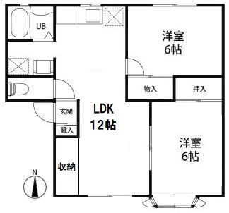 メンバーズタウンかすみの間取り