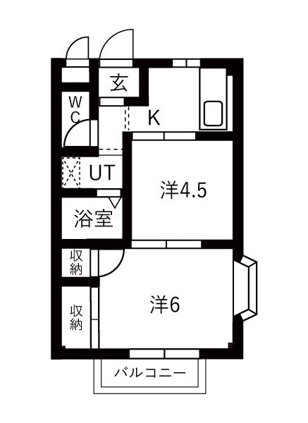 フェイスきたのの間取り