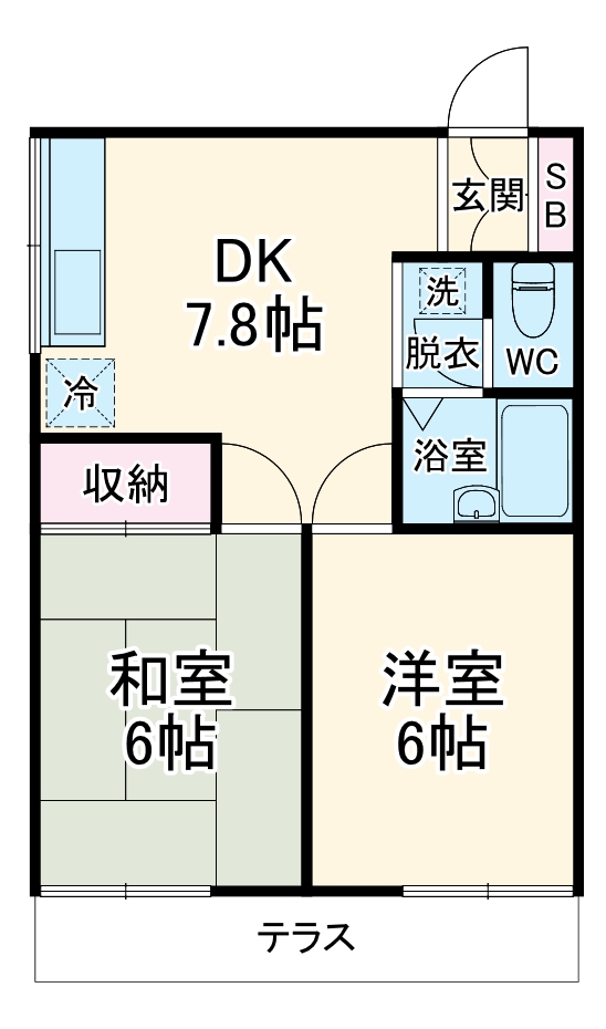 ローズハイムの間取り