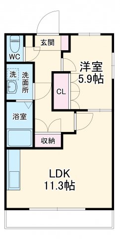 プリムヴェールの間取り