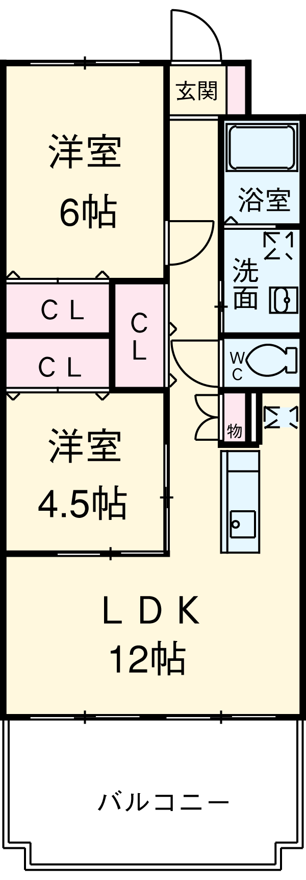パレットの間取り