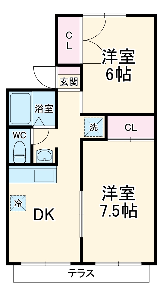 シャルム山王の間取り