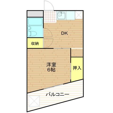 ジュネス旭の間取り