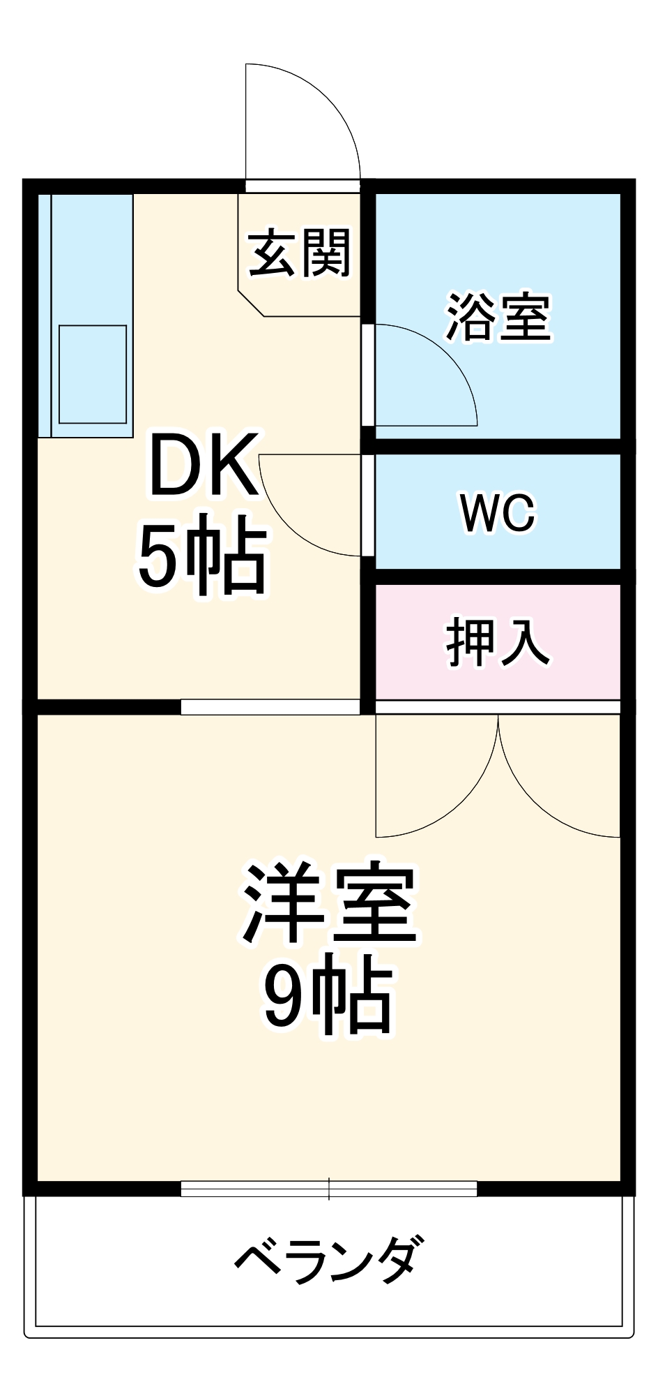 グリーンバード1の間取り