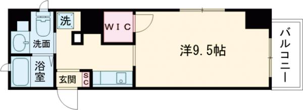 BPRレジデンス国立の間取り