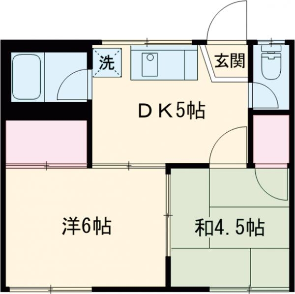 第二平山ハイツの間取り