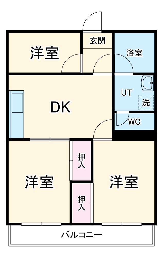朝日ビルの間取り
