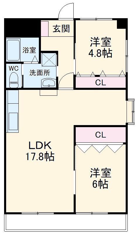 ロイヤル桐華の間取り