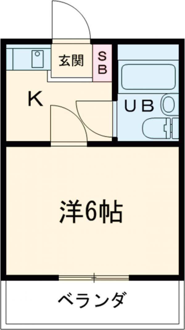 タカクラコーポの間取り