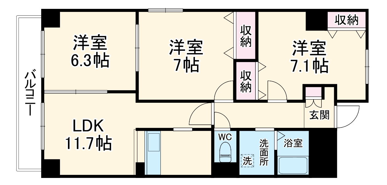 シャインの間取り