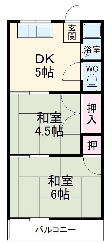コーポ青山の間取り