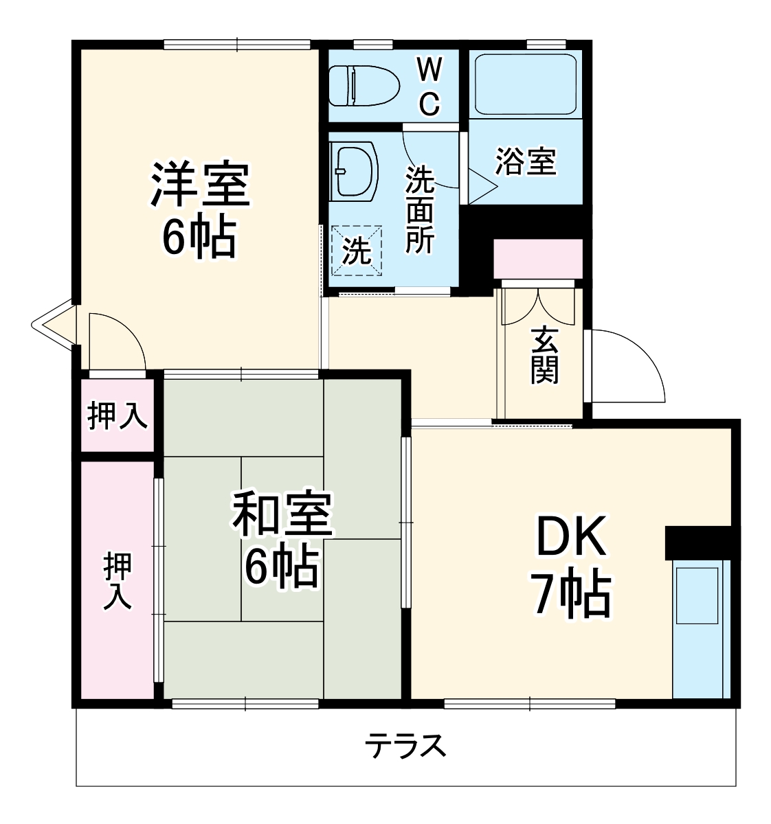 マノワール白山の間取り
