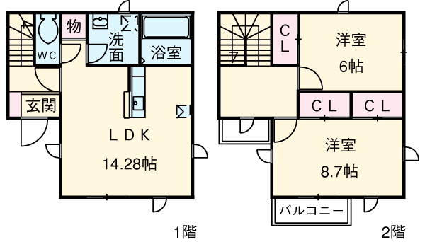 エスペランスの間取り