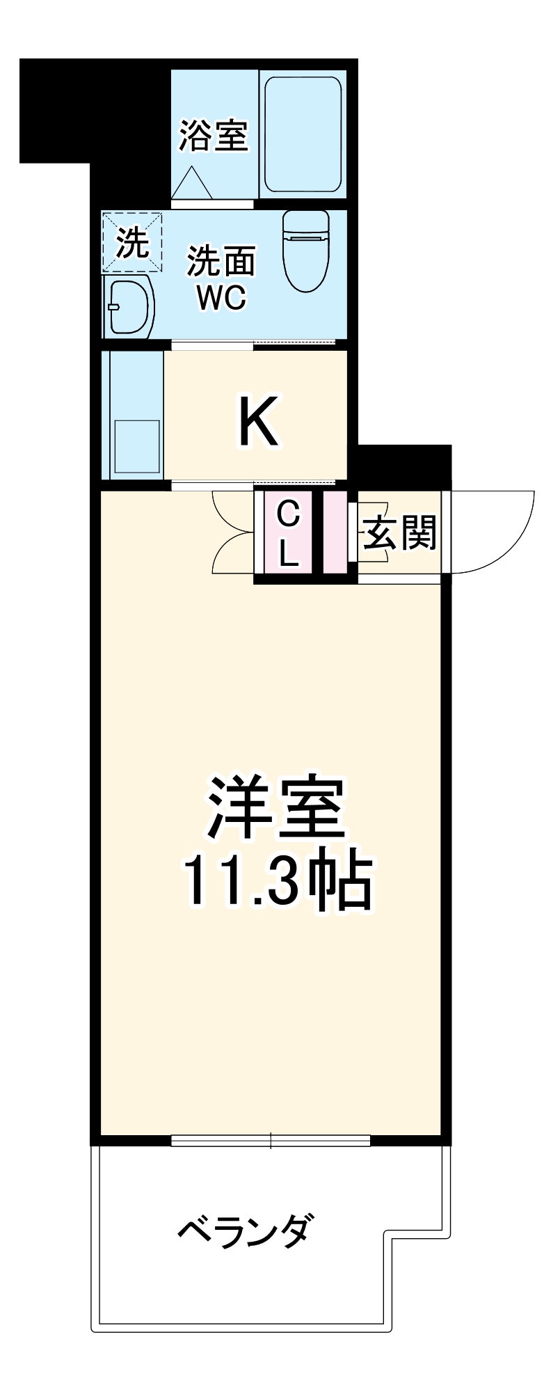 プログレッソ岩塚の間取り