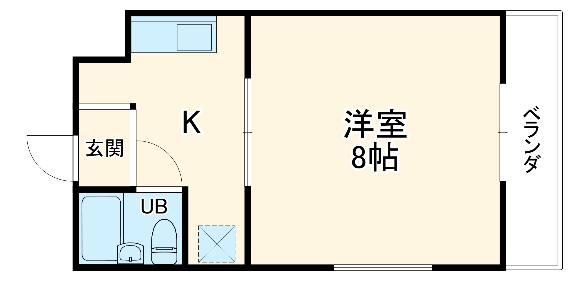 フェリーチェ ヴィータの間取り