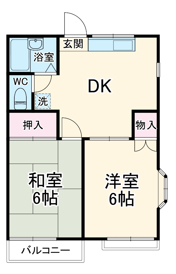 メゾンシェルブールの間取り