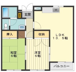 アピアⅡの間取り