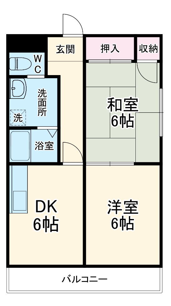 グランデージSUMIの間取り
