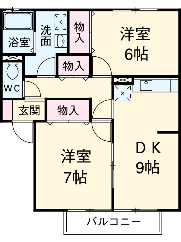 サンパティークの間取り