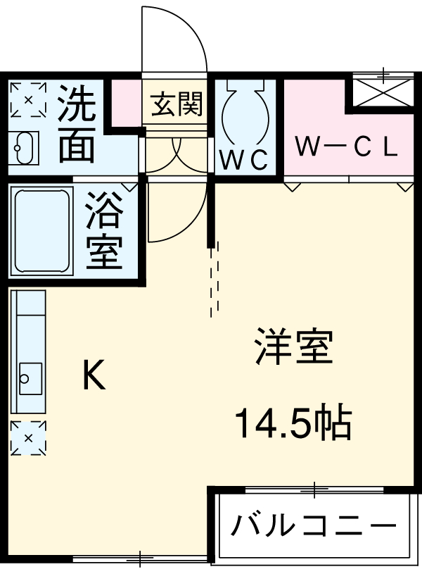 マルセイユの間取り
