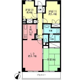 クレスト上永谷の間取り