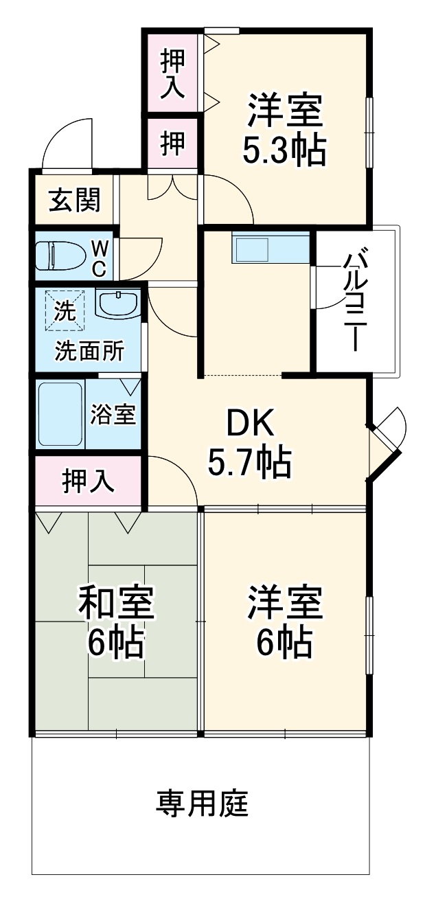 ルートカメリアの間取り