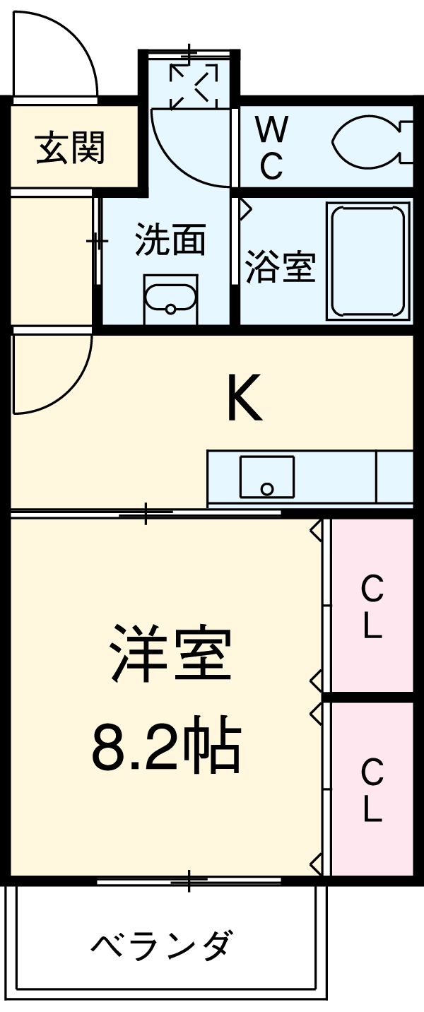 駒コネクション21の間取り