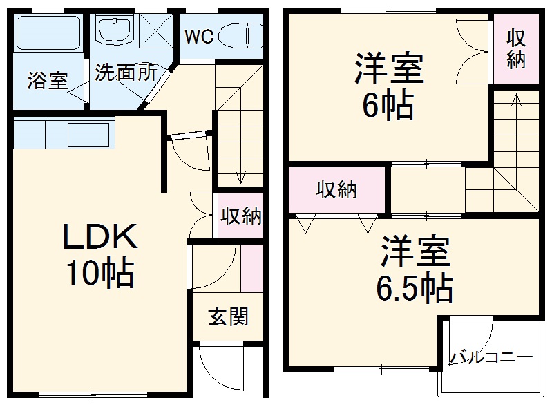 クレールⅡの間取り