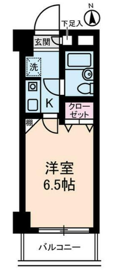 ベルメゾン川崎Ⅰの間取り