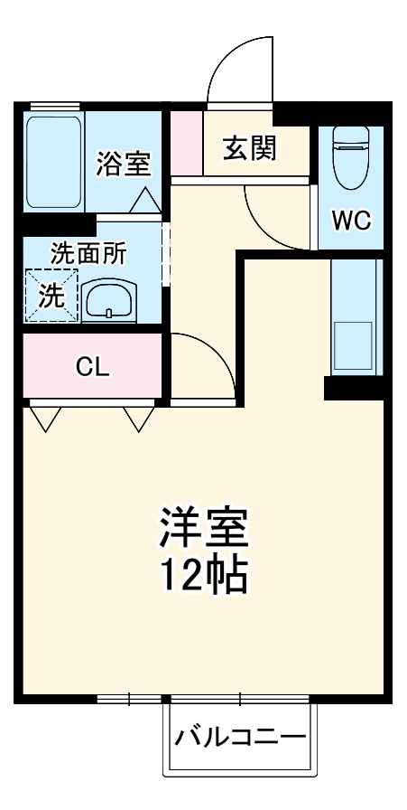フォレスタ森山田 Bの間取り