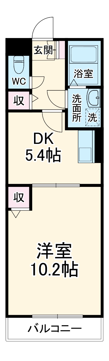 マンションラピタの間取り