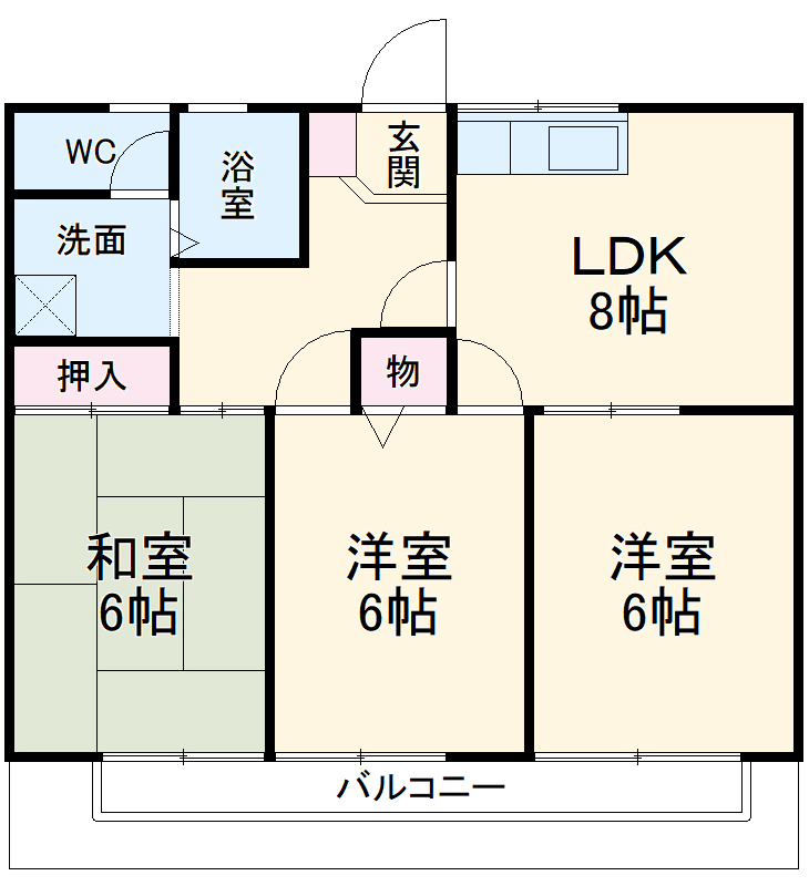 アルシェの間取り