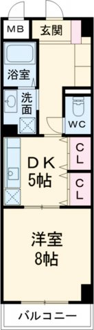 メゾンラフィネⅡの間取り