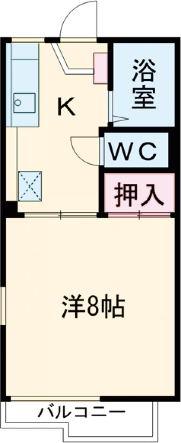 コーポくるみの間取り