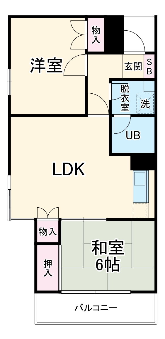 メゾン南糧の間取り