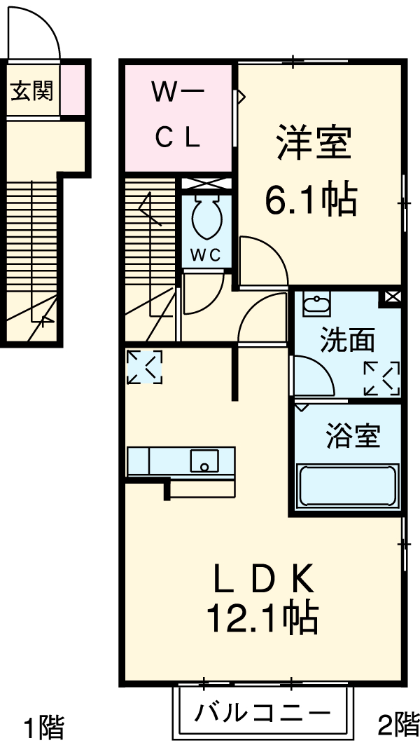 メゾン フュテールの間取り