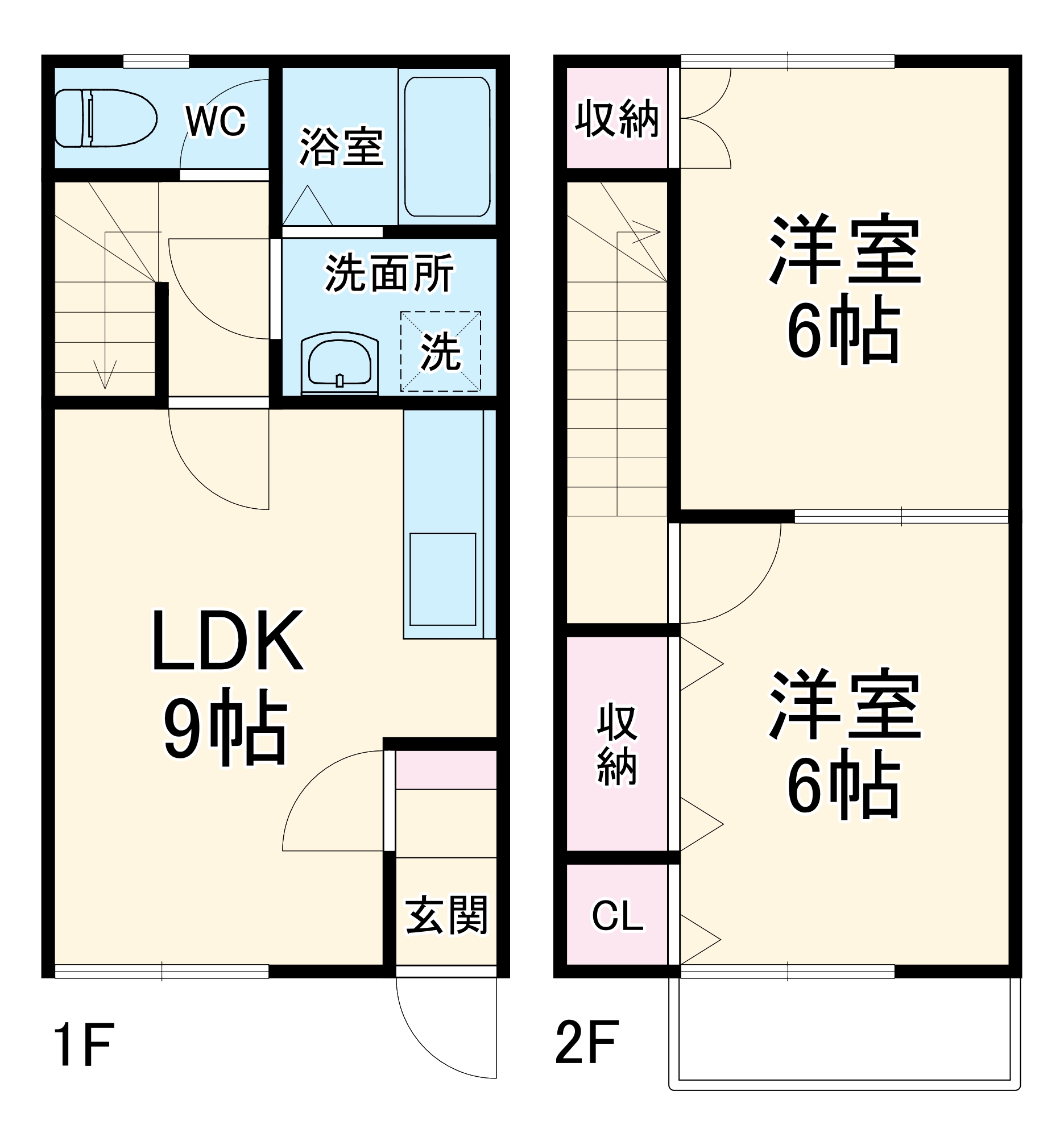アルテミス Bの間取り