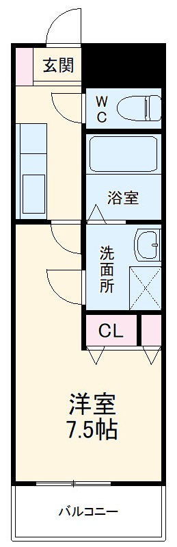 プリミエール八幡の間取り