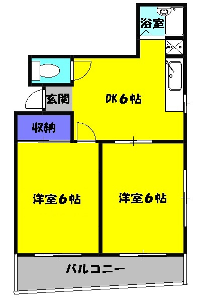 アベニュー平塚の間取り