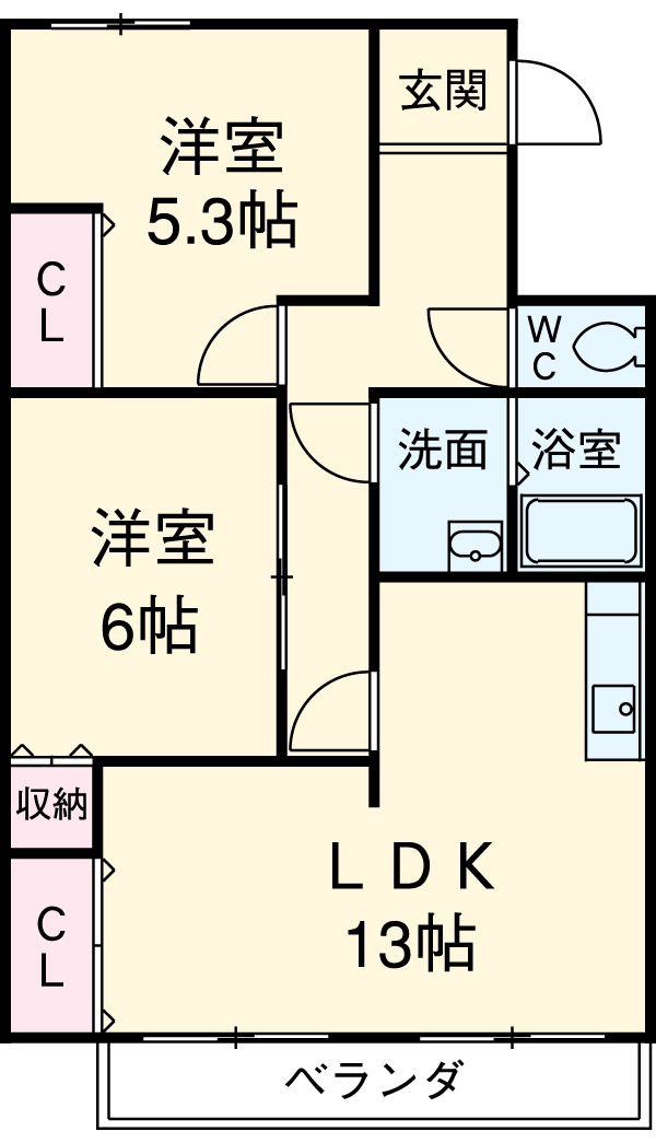 イングAの間取り
