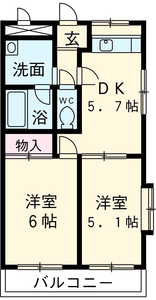 フィリップマーロウの間取り