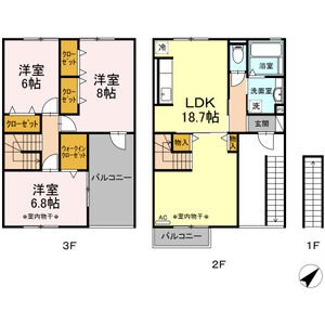 サンセールの間取り